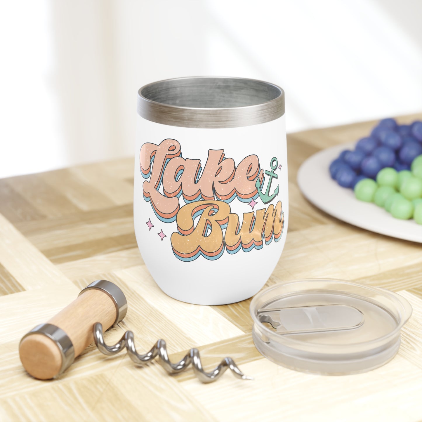 Lake Bum Wine Tumbler