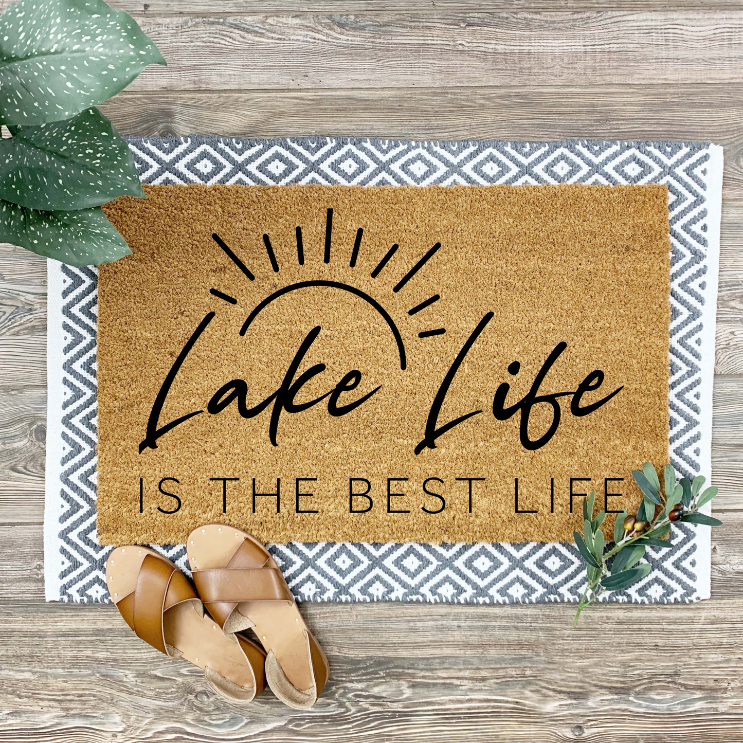 Lake Life Is The Best Life Doormat