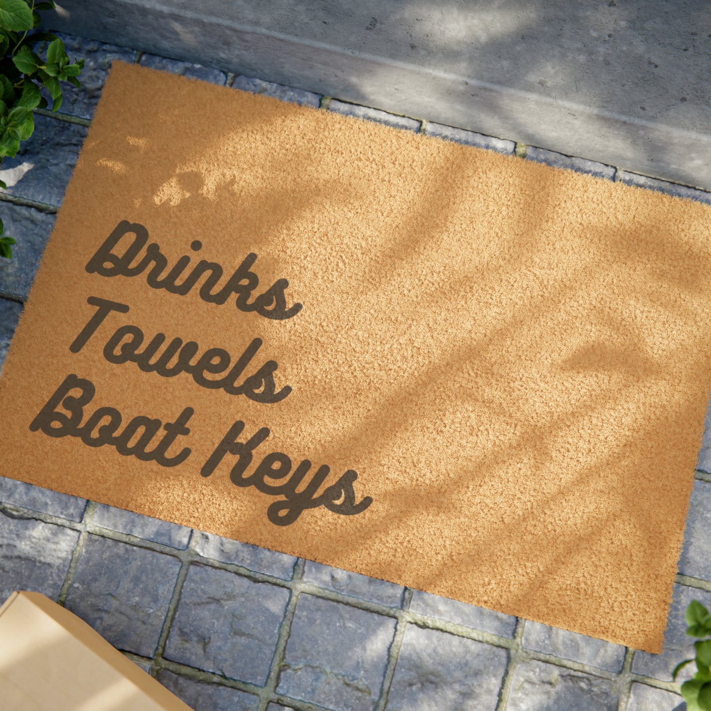 Drinks Towels Boat Keys Doormat