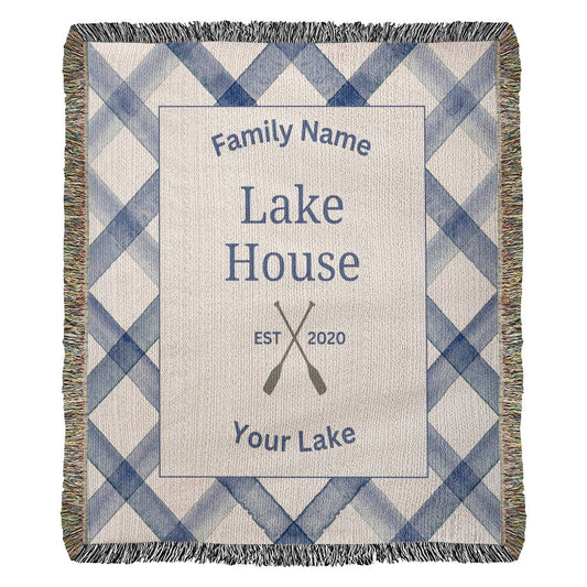 Custom Lake House Blanket