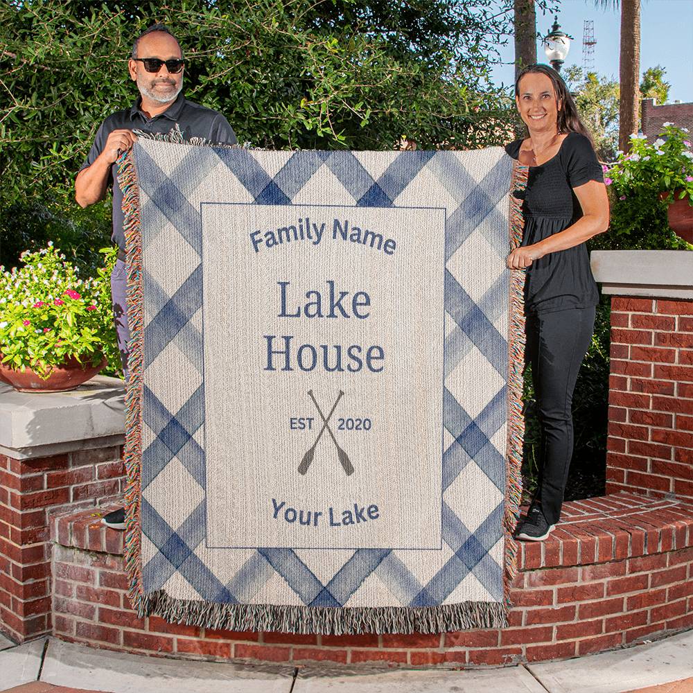 Custom Lake House Blanket