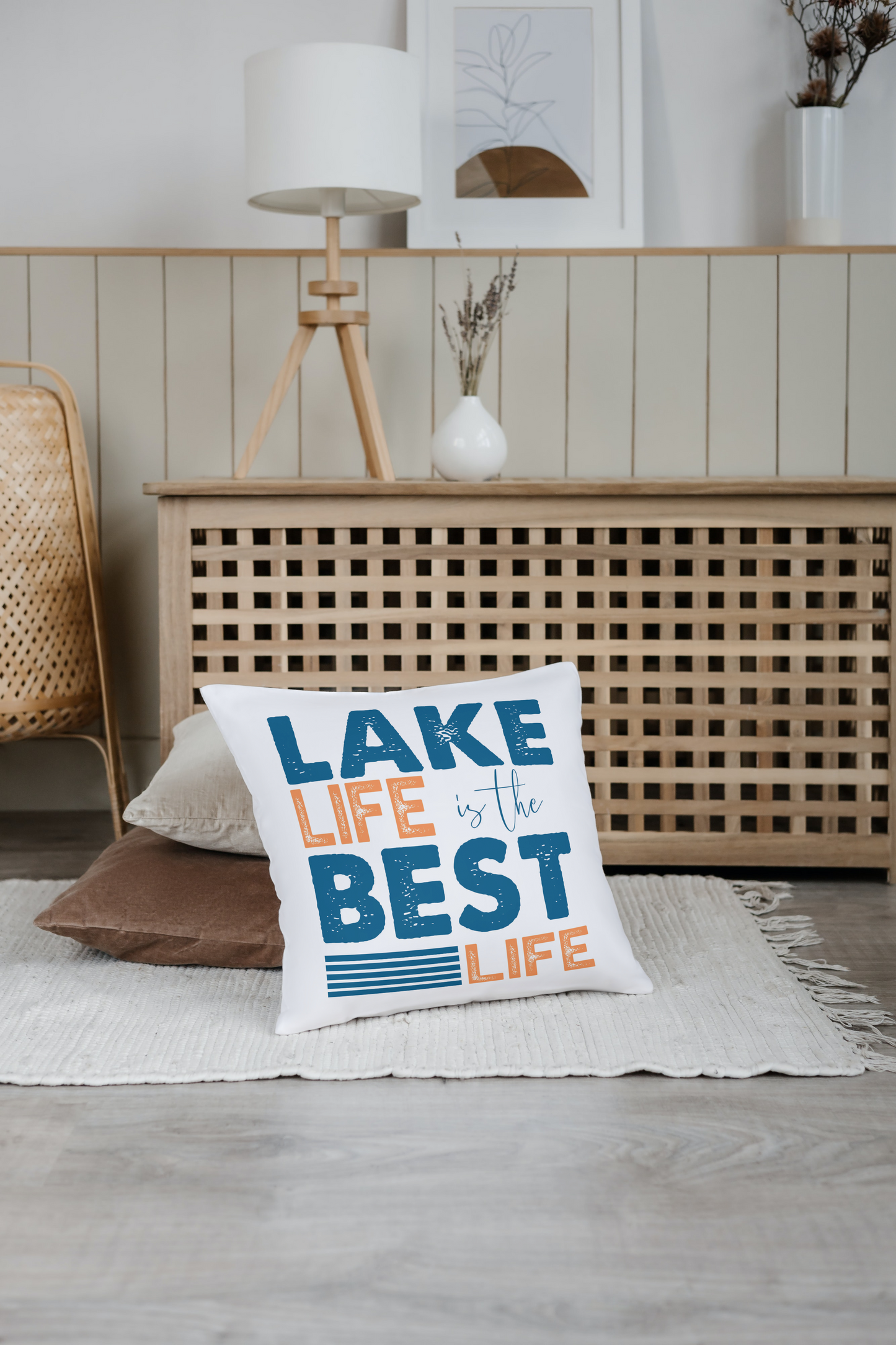 Lake Life Is The Best Life Pillow