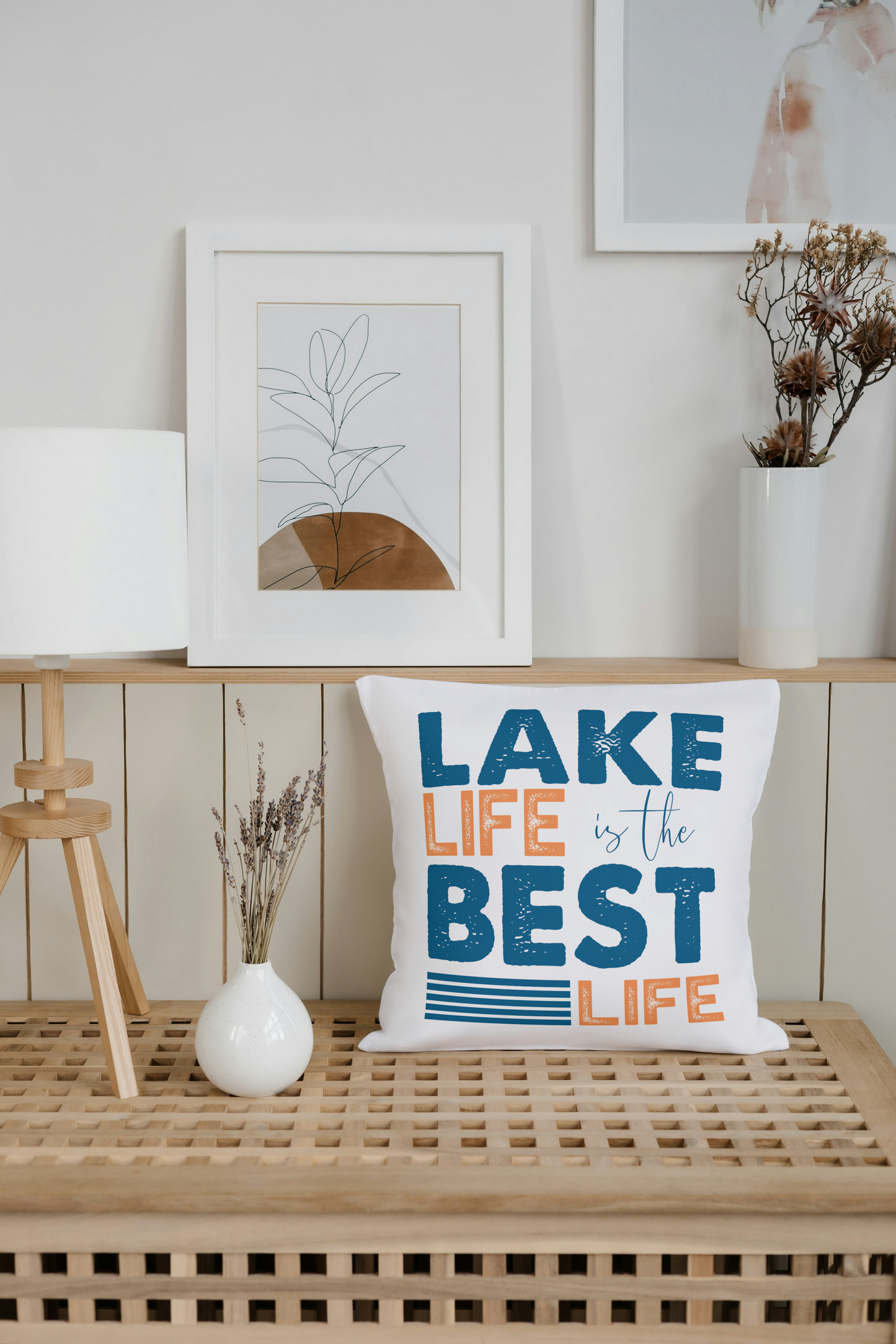 Lake Life Is The Best Life Pillow